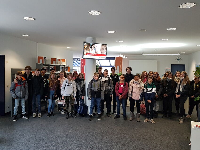 Die Klassen 8M und 8G im BIZ Regensburg